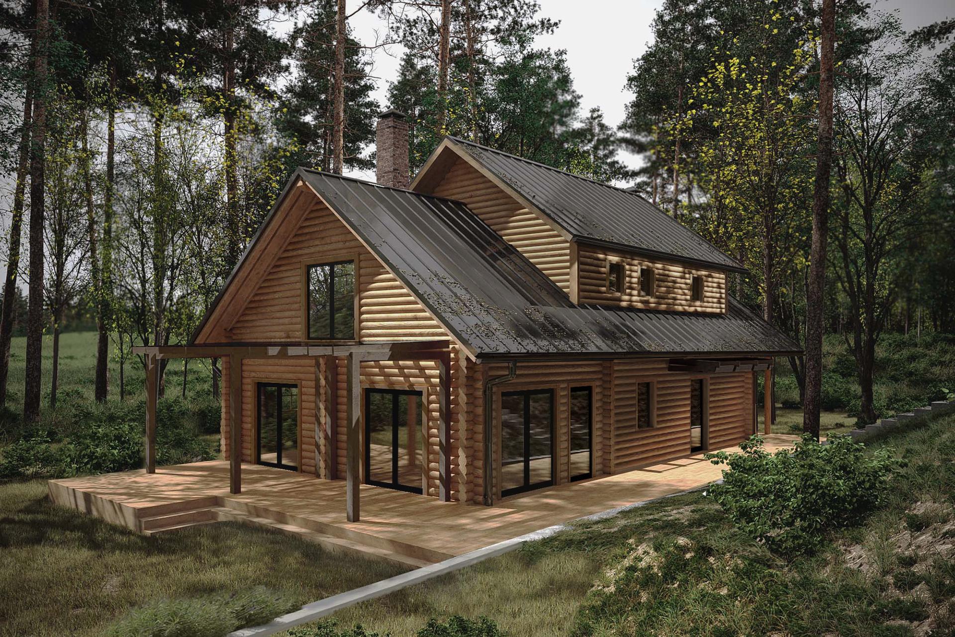 Reconstruction and transfer of a Finnish log cabin