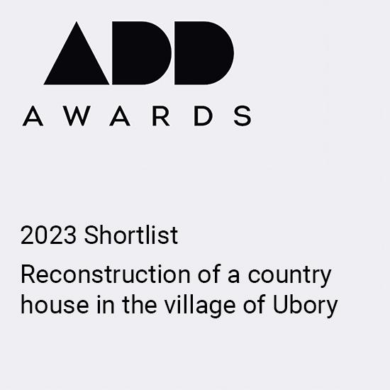 2023 Shortlist Reconstruction of a country house in the village of Ubory